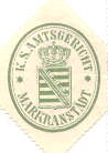 Siegel des königlich-sächsischen Amtsgerichts
